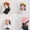 YiyiLai Warm Hat, Wool, Simple, Beret, For Kids, Girls, Felt