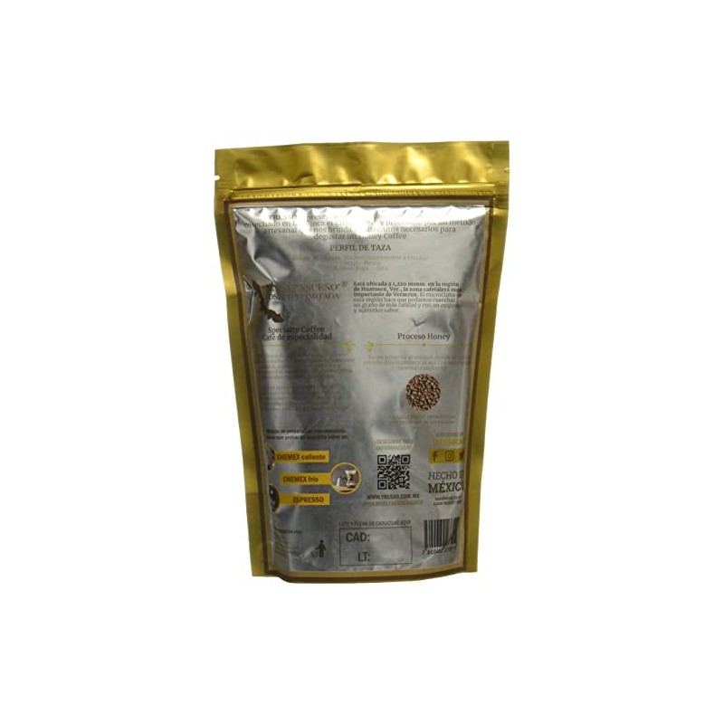 Tresso Café Honey de Especialidad Cosecha Limitada, 380g Molido