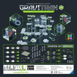 Ravensburger GraviTrax PRO Vertical Starter Set - Gravity & Magnetic Marble Game - Challenging STEM Toy for Kids - Brain-Building, Educational Gift - Critical Thinking & Problem Solving - Age 8+
