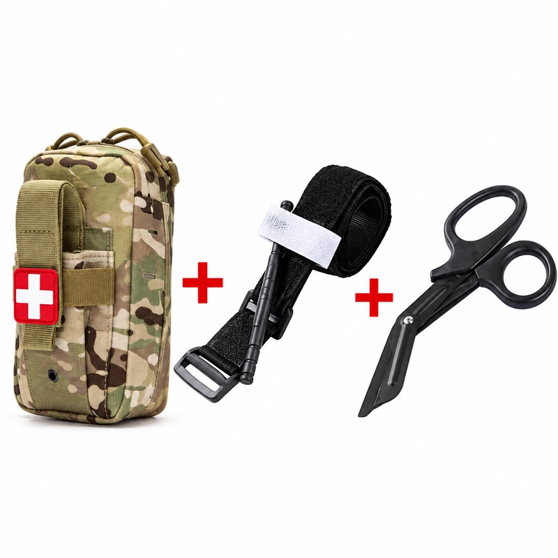First Aid Organizer Pouch Set for Outdoor Preparedness – Nylon