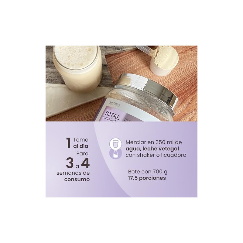 Matter Smart Nutrients Total Beauty Sacha Inchi Proteína Vegana Probióticos