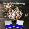 Aunewrick 2PCS Egg Date Marking Stamp Ink Pad, 2.95 x