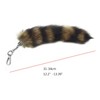 MinnowXY Cute -Racoon Tail Keychain Pendant Key-Chain Bags Charm Keys-Holder