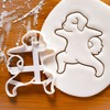 4 Dog Yoga Cookie Cutters (Warrior Pose 1, 2, Dog