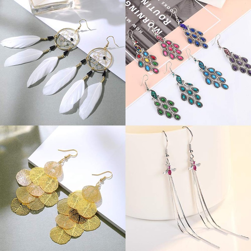 Earring Hooks with Earring Backs Set Surgical Stainless Steel Ear