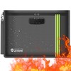 ZJTAPE Fireproof and Waterproof Bag with Lock - Document Bag