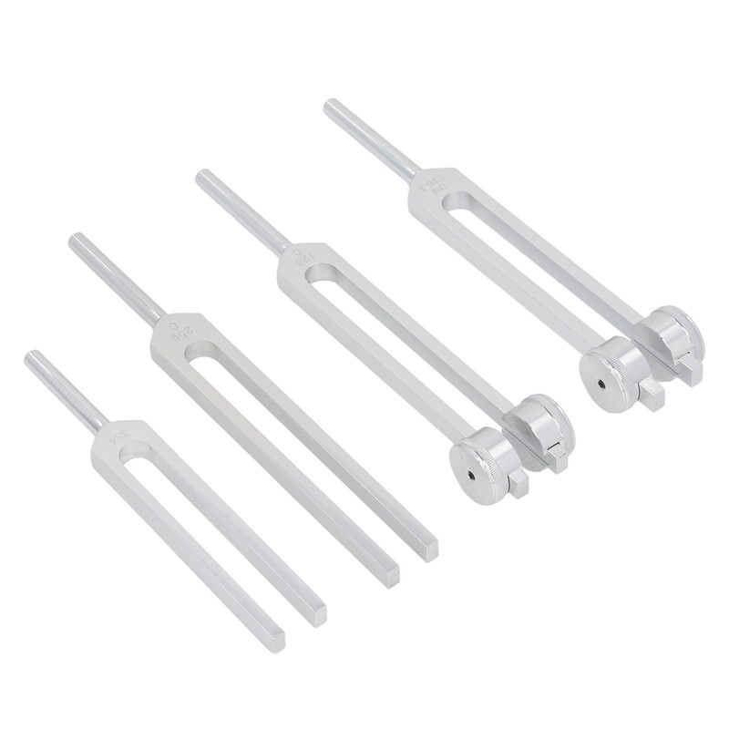Resonance Tuning Forks Healing Set C128Hz 384Hz C256Hz OM136.1Hz Weighted