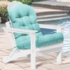 Tycdiose Adirondack Chair Cushion Water-Resistant Indoor Outdoor Rocking Chair Cushions