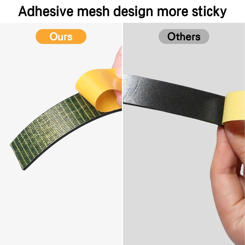 DGSL Neoprene Rubber Sheet Self Adhesive, 3" W x 1/8"