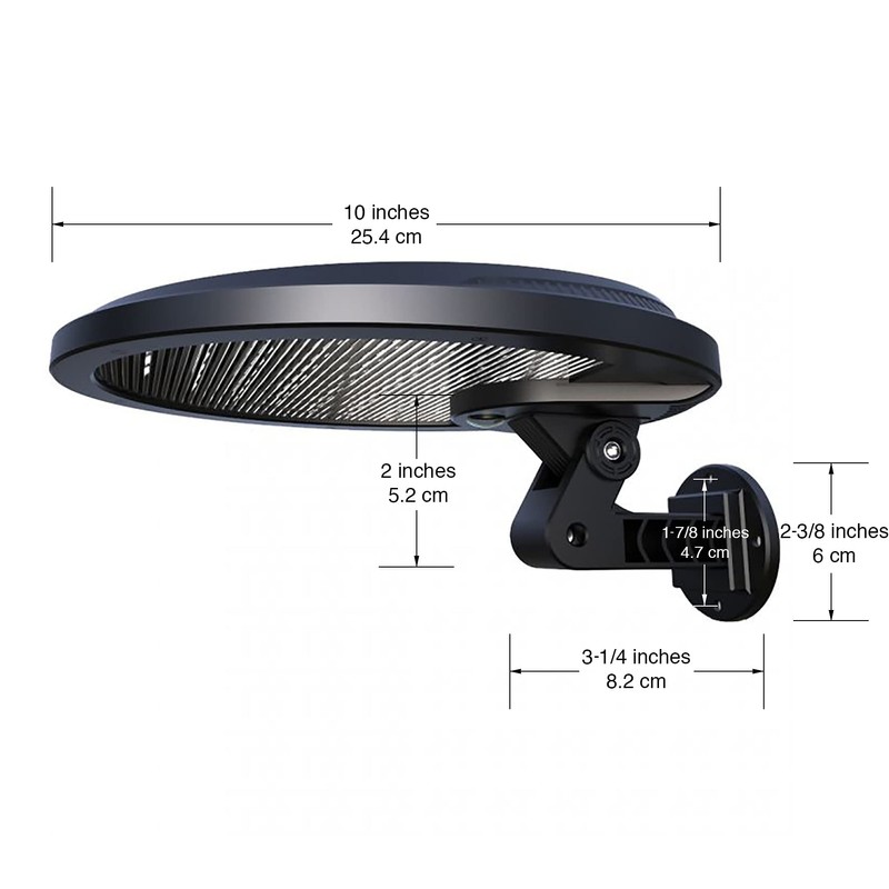 eLEDing Solar Lights Outdoor Super Bright 56 LED Solar Powered