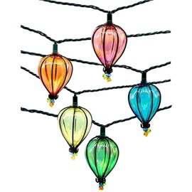 11FT Multicolor String Lights with 10 Bulbs, Colored Backyard Patio Indoor/Outdoor UL Listed String Lights,Hanging for Bistro Tents Market Cafe Gazebo Porch Party Wedding