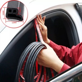 Unbranded 10M L Shape Automotive Weather Stripping Soundproofing Car Door Hood Seal Strip