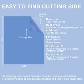 XSEINO Heat Transfer Vinyl Bundle:13Pack 12" x 10" PU HTV Vinyl for ShirtsÔºåSkyBlue Iron on Vinyl for Cricut and All Cutter MachineÔºåEasy to Cut & Weed for DIY Heat Vinyl Design