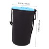 Gadpiparty 4pcs Neoprene Camera Lens Case Pouch Bag Storage for