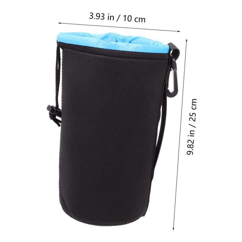 Gadpiparty 4pcs Neoprene Camera Lens Case Pouch Bag Storage for