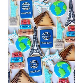 New York NY Cookie Cutter 8 Piece Set from The Cookie Cutter Shop – Tin Plated Steel Cookie Cutters