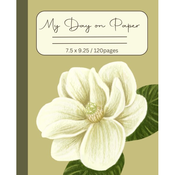 "My Day on Paper" Daily Journal: Undated Planner and Journal