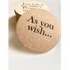 Set of Eight Princess Bride Quote Cork Coasters