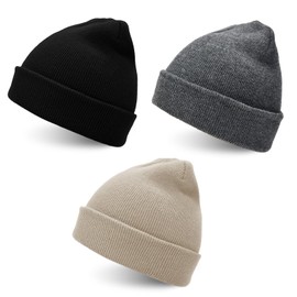ZOORON Beanies Hats for Men Women Knit Hats Winter Beanies Men's Women's Knit Cuffed Beanies Hats