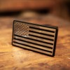 American Flag - Stainless - Trailer Hitch Cover