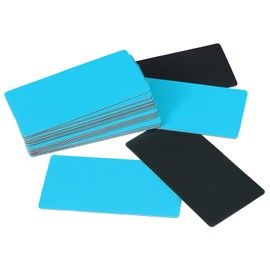 PATIKIL Dry Erase Magnetic Labels, 40 Pcs Magnets Labels Stickers Name Tags for Locker Toolbox Shelving Refrigerator Whiteboard Classroom Office, 4"x2", Blue