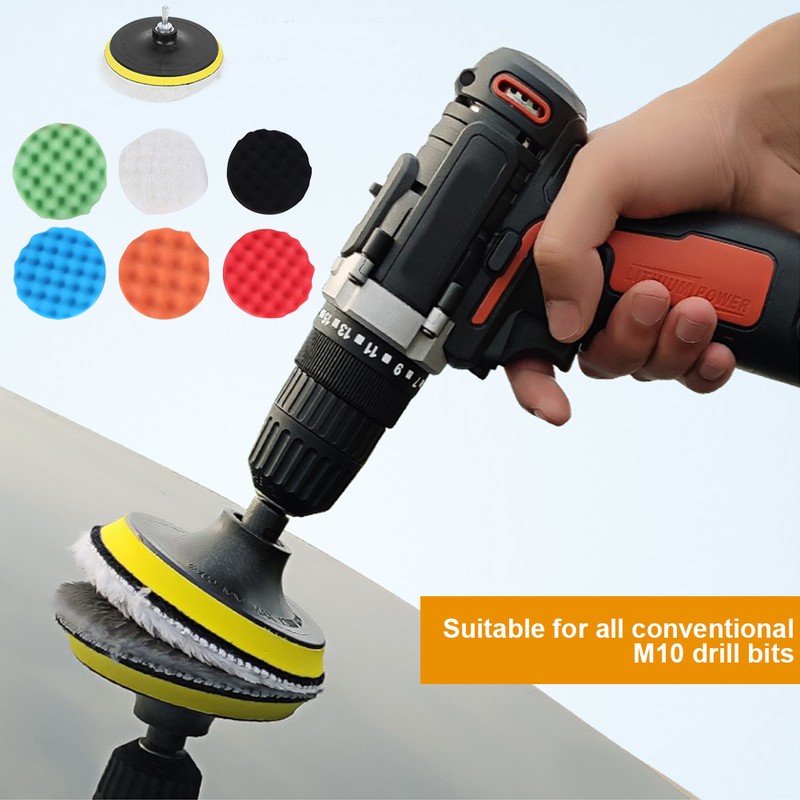 6inch Sponge Polisher Waxing Buffing Disc Pads Wool Polishing Wheel