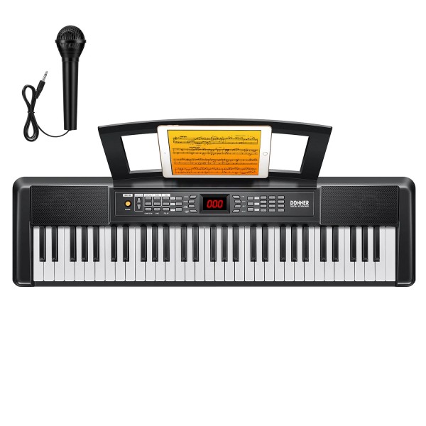 Donner Donner DEK-100 Electronic Keyboard 61 Key With Microphone 128