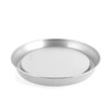 HABI Rotating Aluminium Oven Plate, Grey, 28x28x4 cm