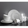 Mikasa Trellis Bone China 16-Piece Dinnerware Set, Service for 4,
