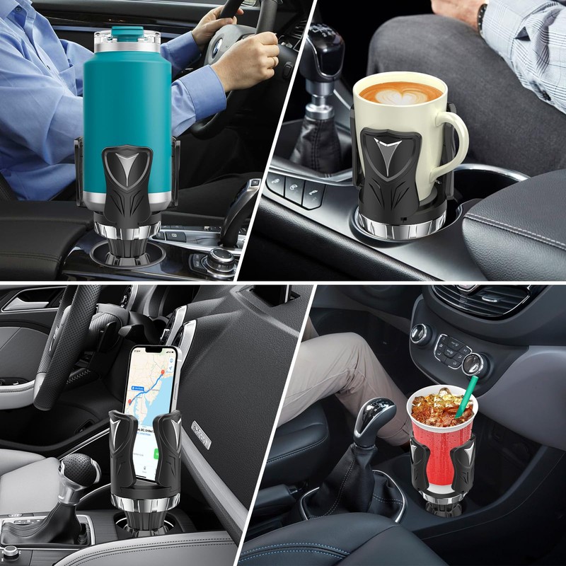 Cup Holder Expander Adapter - | Adjustable | Expandable Base