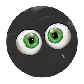 Intelligente Knete - The Original! Monster Blacky with Googly Eyes - Children's Clay and Therapy Putty in One - Better than Any Stress Ball! For Children and Adults (Standard Tub, 80g)