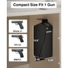 Gun Safe, Mounted Biometric Pistol Safe Drop Down Gun Lock