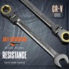 SUZUME 12-Piece (1/4”-7/8”) Flex Head Ratcheting Wrench Set 72 Teeth