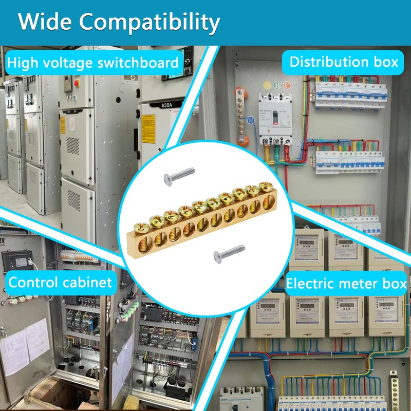 Minidodoca- PK8GTACP 8 Terminal Ground Bar Kit