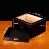 Woodronic Cigar Humidor with Accessory Drawer for 50 Cigars, Humidifier