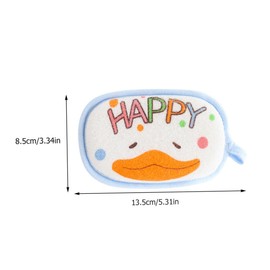 OATIPHO 3pcs Cartoon Bath Cleaning Towels Soft Bath Scrubbers Fun Exfoliating Sponge for Safe Material Convenient Storage with Hanging Rope