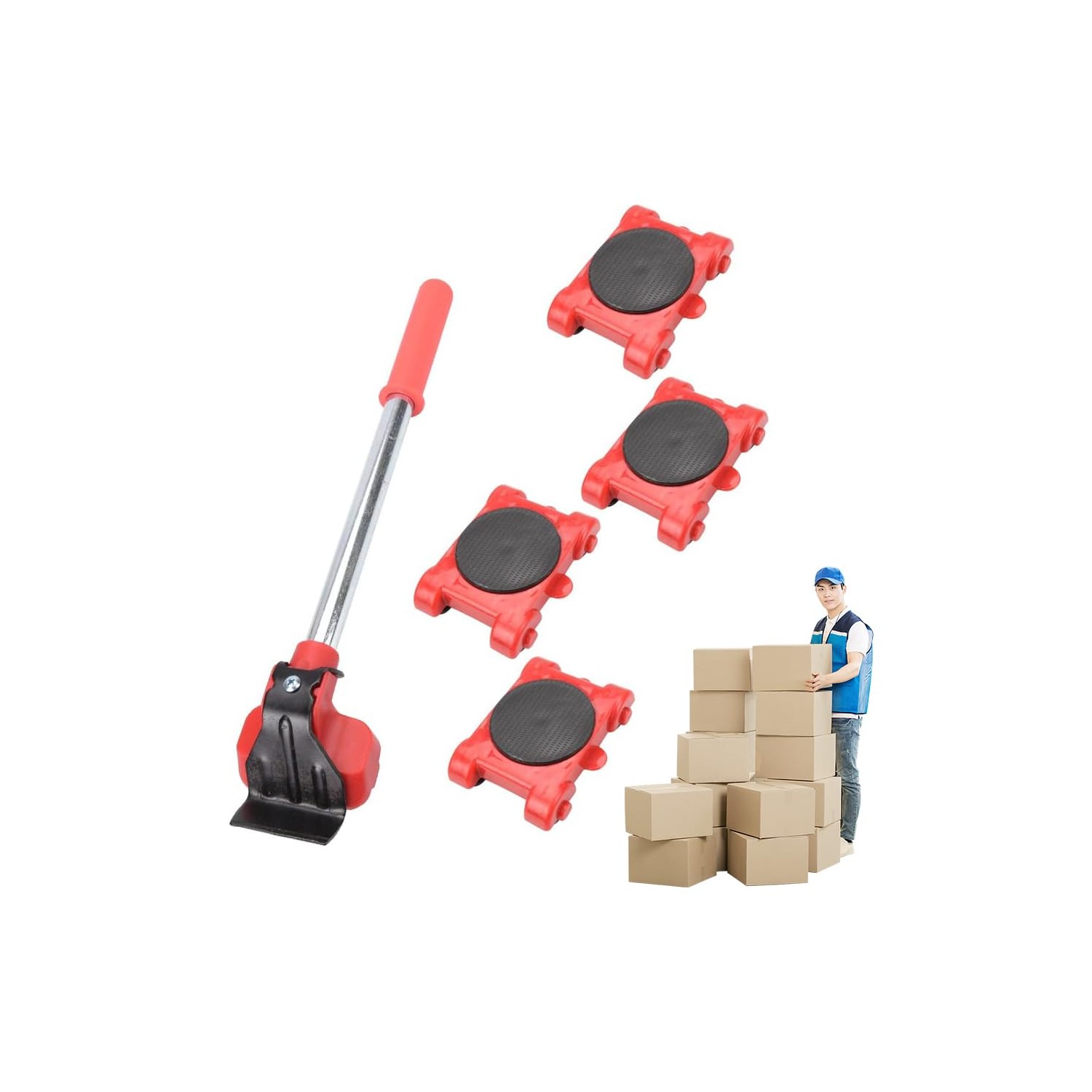 Furniture Moving Helper, Load Capacity 882.1 lbs (400 kg), Moving ...