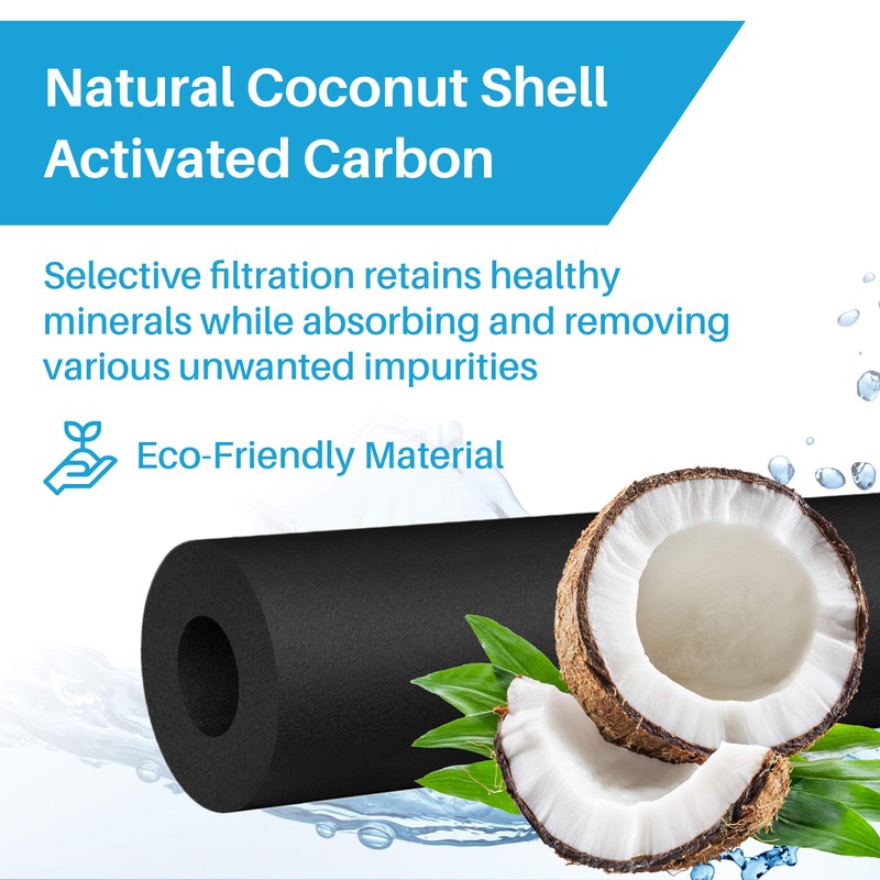 SpiroPure SP-WP700 NSF Certified Refrigerator Water Filter Replacement for UKF7003,