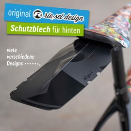 Riesel Design® - rit:ze L - Mudguard for the Saddle/Road Bike Rear Mudguard - Easy to Install Bicycle Mudguard/Rear Wheel Mudguard in Modern Designs for Any Wheel Size
