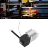 Hotend Kit Extruder Heater Block Assembled Print Head Bimetal Neck