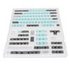 Mechanical Keyboard Keycap Universal 126 Keys English Cherry Height PBT