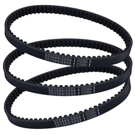 LEONTOOL 3 Pcs Go Kart Drive Belt Replacement Go Kart Torque Converter Belt Replaces for Manco 5959 / Comet 203589, Length 27-1/32", Width 0.75"