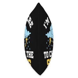 Gifts for Storm Chasing Fans & Tornado Hunter I'm Just Storm Chasing Tornadoes Throw Pillow, 16x16, Multicolor