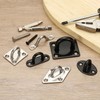 PATIKIL 8Pcs 304 Stainless Steel Ceiling Hooks, Rhombus Pad Eyes