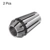 sourcing map 2 Pcs ER11 6mm Spring Collet Chuck High