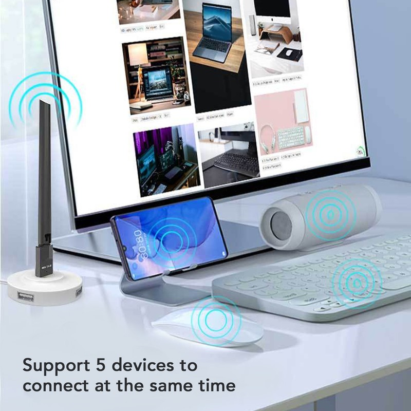 USB BT 5.3 Adapter 100 Meters Long Range Wireless BT