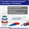 1, 2 & 4 Cup Turquoise, Blue, Red Replacement Lids/Covers