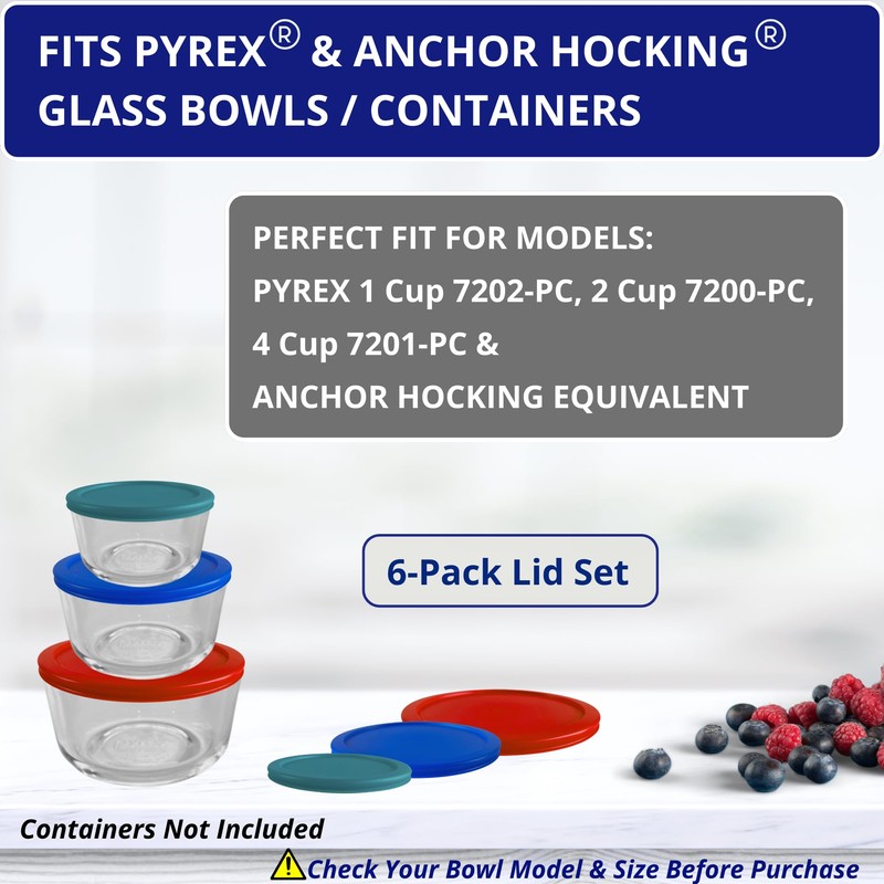 1, 2 & 4 Cup Turquoise, Blue, Red Replacement Lids/Covers