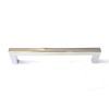 French Furniture Fittings Polished Chrome Kitchen Cabinet D Pull Handles