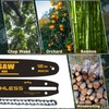 12-Inch Chainsaw Guide Bar and Chain Combo Compatible with DeWalt